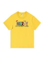 Custom Merry Christmas T-Shirt  Festive and Comfortable Tee for Holiday Cheer