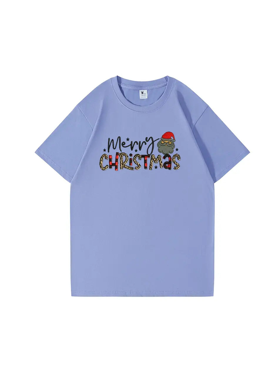 Merry Christmas Custom Cotton T-Shirt Holiday Gift for Men and Women