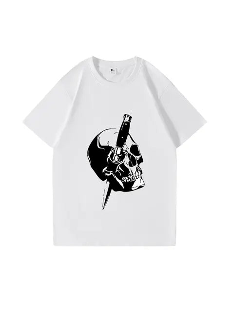 240g Cotton Easter Cross Printed T-shirt