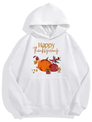 Pumpkin Thanksgiving Hoodie Sweatshirt Cozy Fall Outfit for Festive Holiday Style