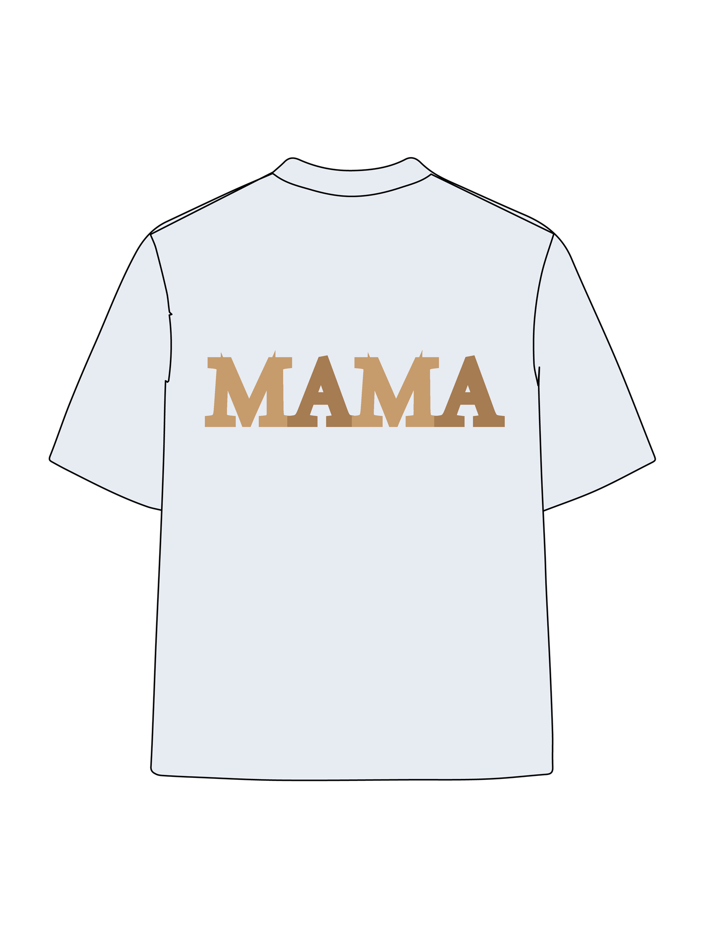 180g Sunflower Mama Letter Printed Cotton T-shirt