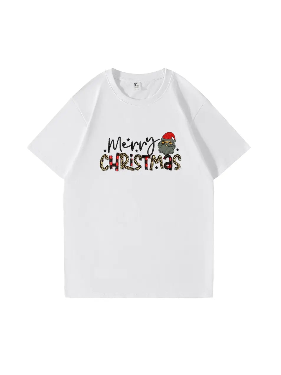 Merry Christmas Custom Cotton T-Shirt Holiday Gift for Men and Women