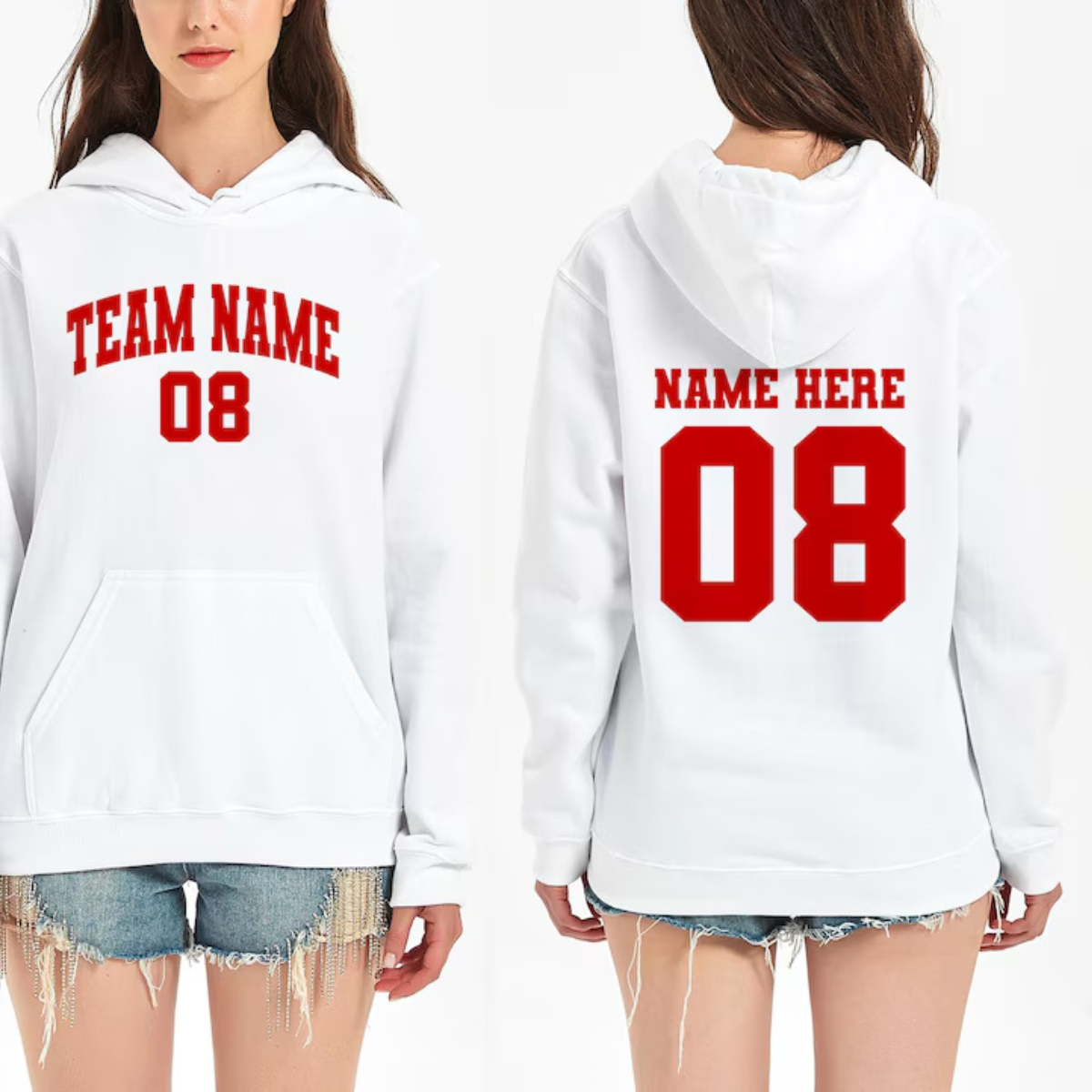 460g Custom Cotton Hoodie Premium Heavyweight Sweatshirt with Personalized Fit