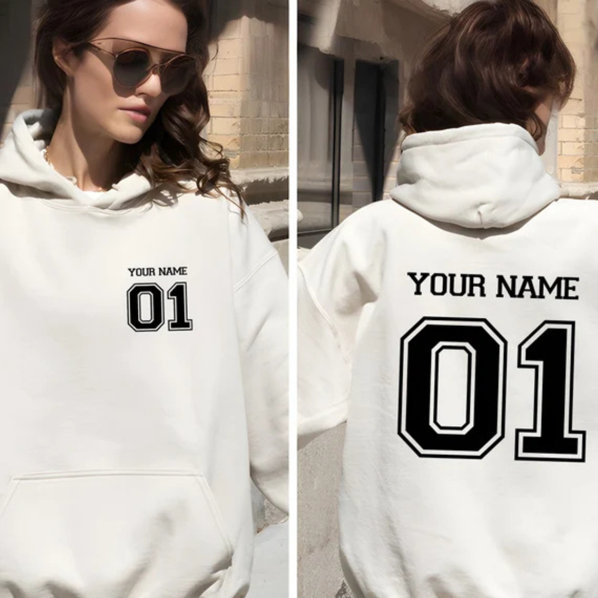 420g Custom Pure Color Basic Cotton Hoodie